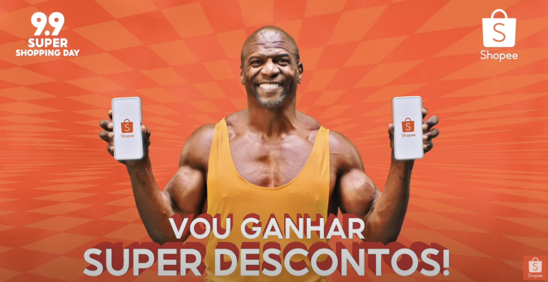 Shopee coloca Terry Crews para malhar em novo comercial