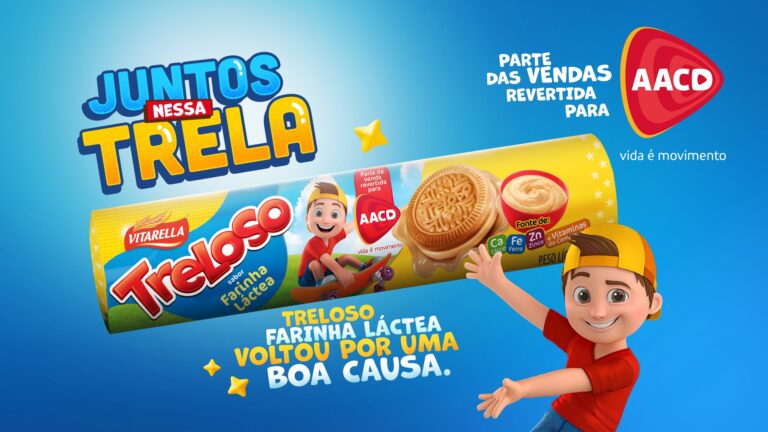 Ampla assina campanha de relançamento do biscoito Treloso