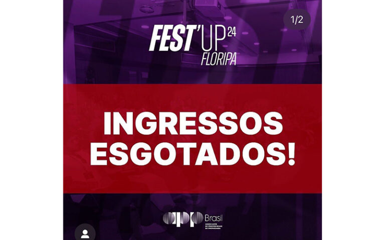 Fest’UP 2024 Floripa tem Ingressos Esgotados!