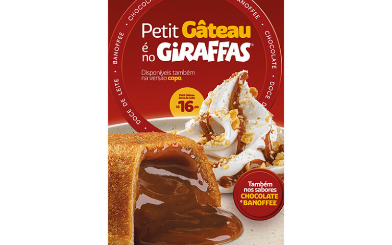 Giraffas traz de volta o Festival de Petit Gâteau.