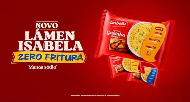 Isabela comunica linha de lámen zero fritura