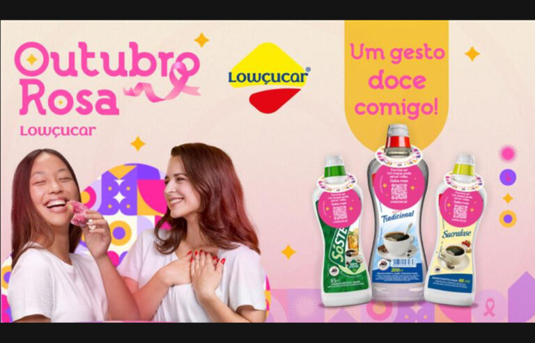 Lowçucar lança campanha “Um Gesto Doce Comigo” no Outubro Rosa