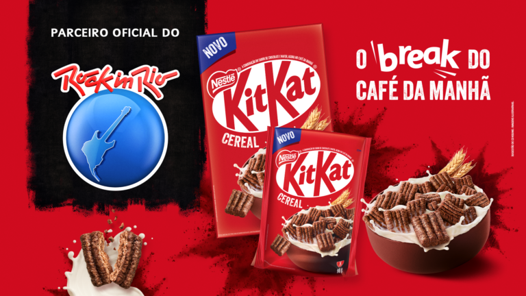 KITKAT leva break em formato de cereal para Rock in Rio