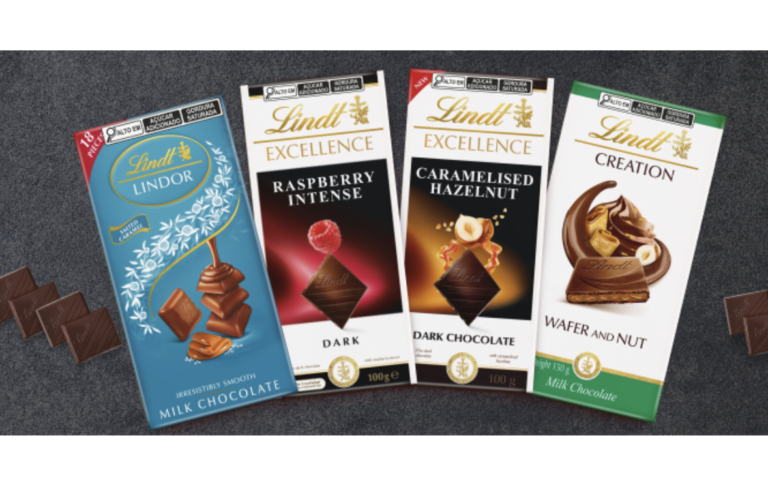 Lindt lança no Brasil quatro novos sabores