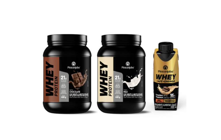 Piracanjuba lança suplemento Café + Energia e  Whey Protein