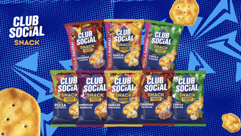 Club Social Snack lança dois sabores e reforça ‘Pancadão de Sabor’