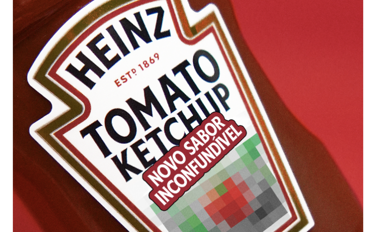 Heinz cria ação com rótulo anônimo para novo produto