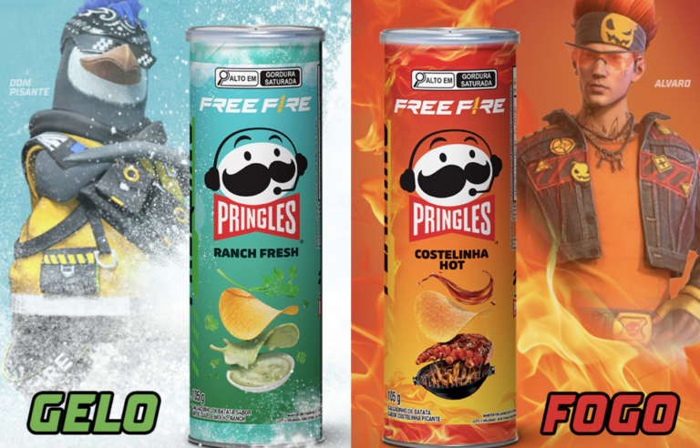 Pringles Lança Sabores Exclusivos com Free Fire