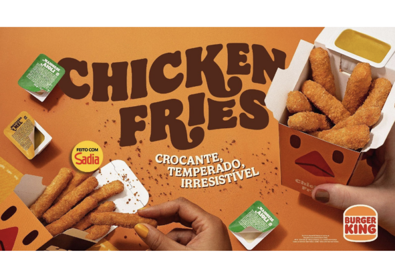 Burger King se une com a Sadia e lança Chicken Fries