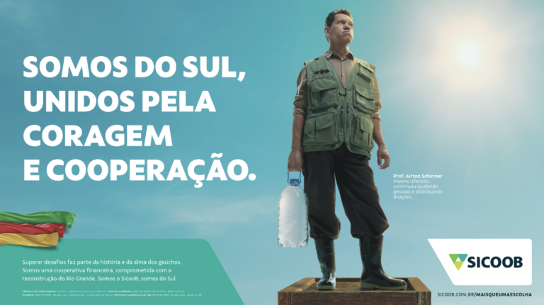 Gaúchos tornam-se ‘Laçadores’ em campanha do Sicoob