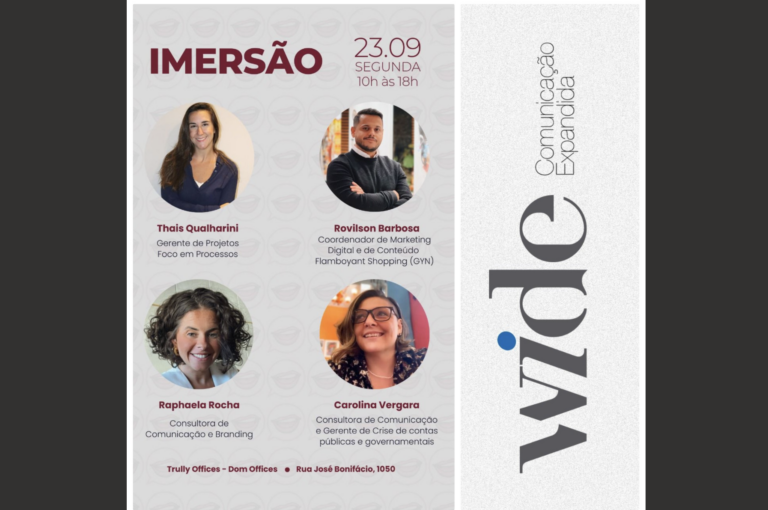 WIDE recebe convidados para falar sobre comunicação e comportamento.