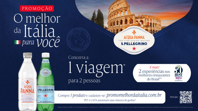 Acqua Panna e S.Pellegrino lançam “O Melhor da Itália pra você”