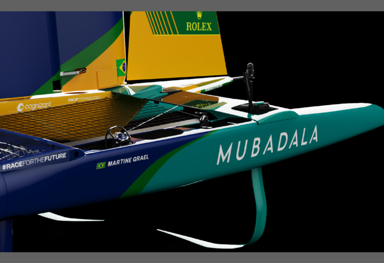 Tátil Design assina design gráfico do barco da equipe Mubadala Brazil Team