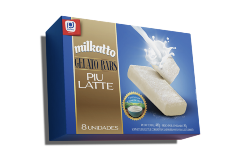 Perfetto lança o Milkatto Gelato Bars Piu Latte