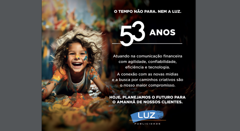 Luz Publicidade completa 53 anos