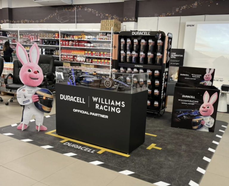 Duracell faz ação promocional e “esquenta” Williams Racing