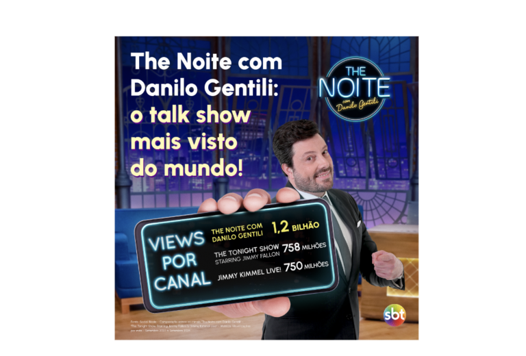 SBT lança campanha sobre sucesso do “The Noite”