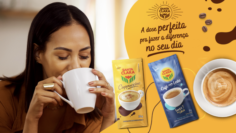 Santa Clara amplia portfólio com Cappuccino e Café com Leite