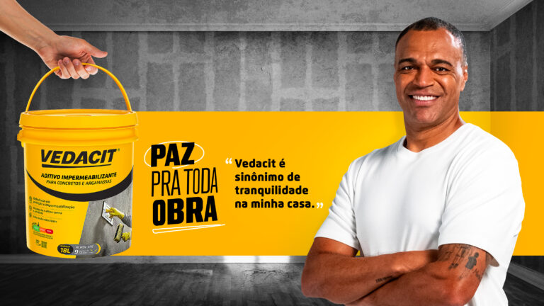 Vedacit lança campanha ‘Paz pra toda obra’