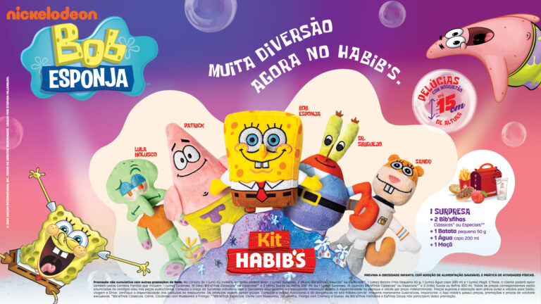 Bob Esponja é a nova surpresa do Habib’s