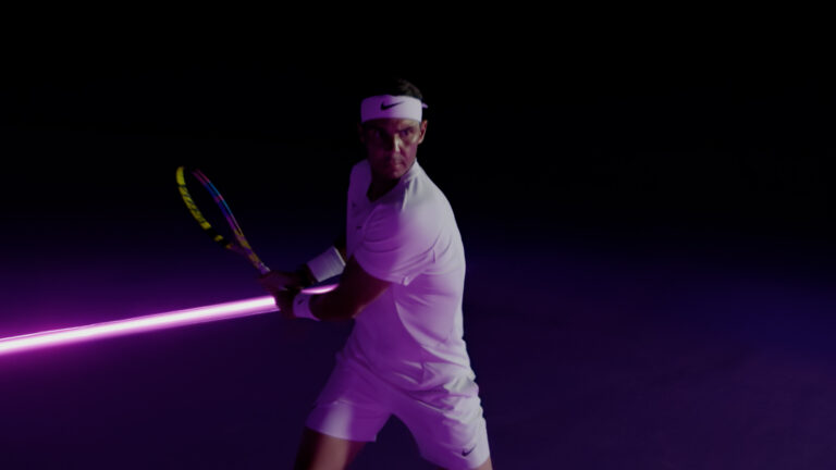 Nadal protagoniza partida tecnológica em campanha da Vivo