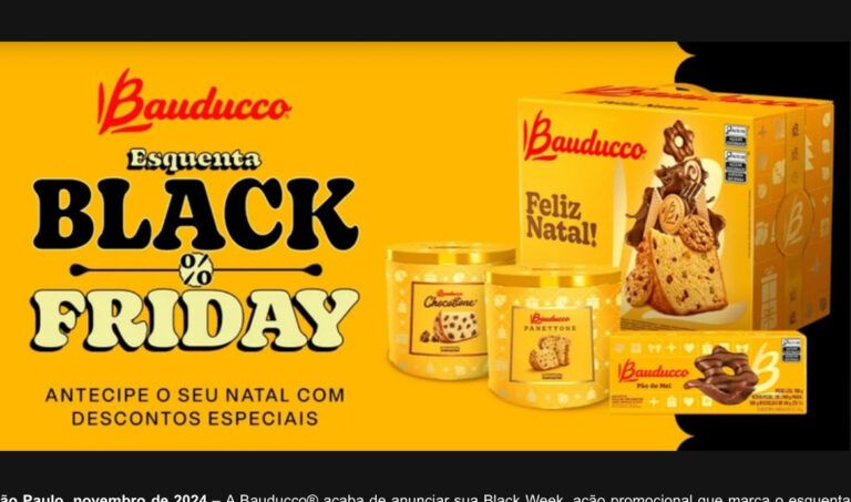 Black Week Bauducco marca o esquenta para o Natal