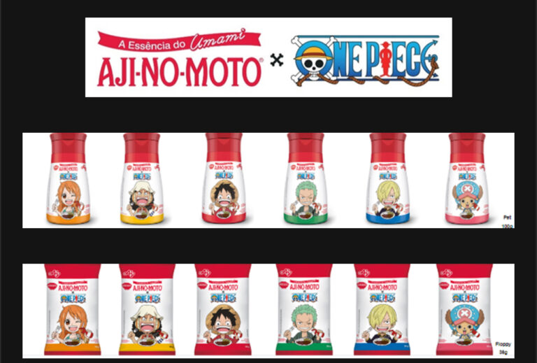 Ajinomoto divulga parceria com a Toei Animation para ONE PIECE