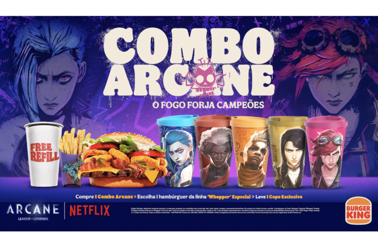 Burger King e Riot Games se unem pela série Arcane