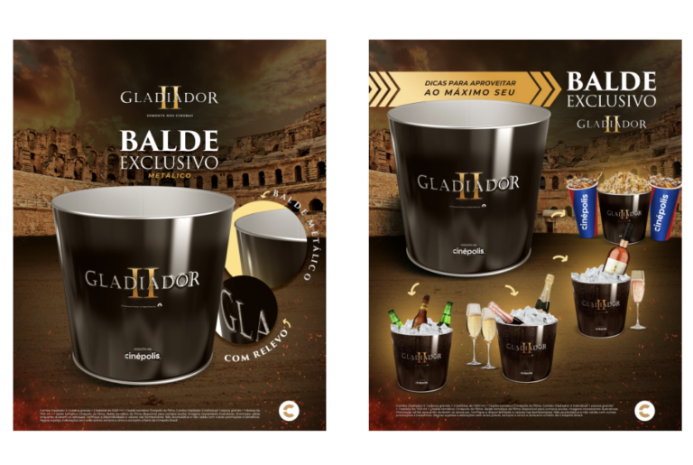 Cinépolis traz um balde temático especial Gladiador II