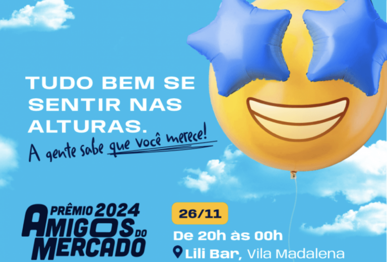 A Festa dos Finalistas do Prêmio Amigos do Mercado 2024 está chegando!