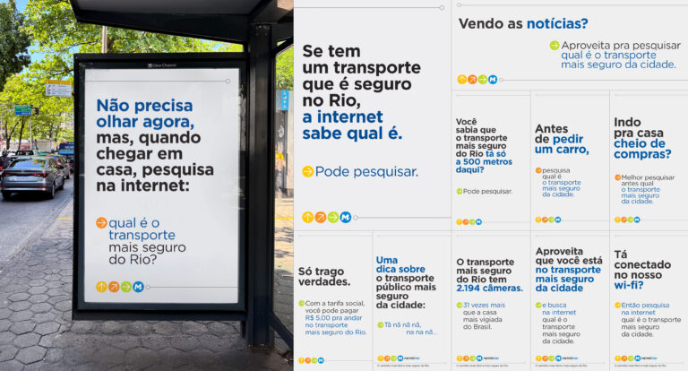 MetrôRio lança campanha do transporte mais seguro do Rio