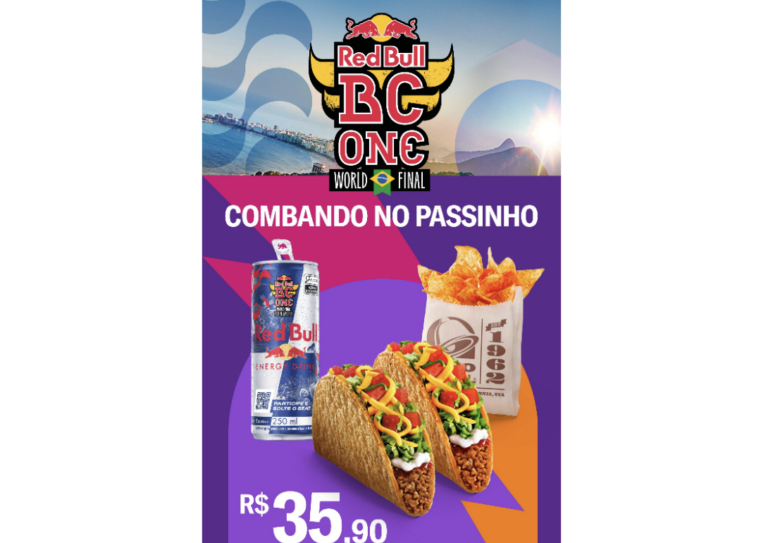 Taco Bell lança combo para campeonato de Breaking Red Bull BC One