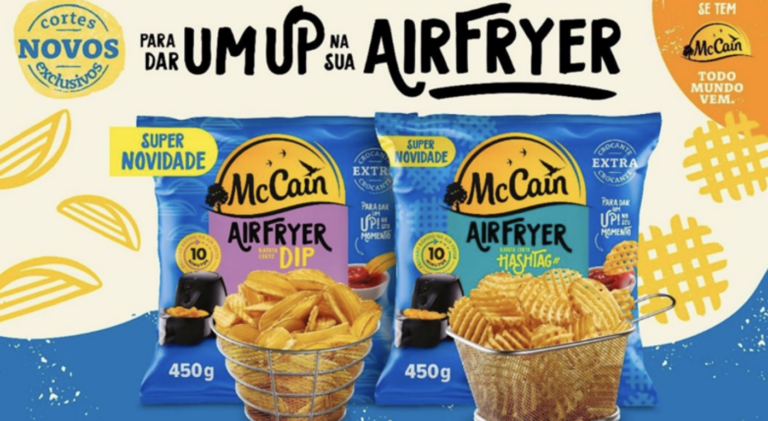 McCain apresenta McCain Airfryer Dip e McCain Airfryer Hashtag