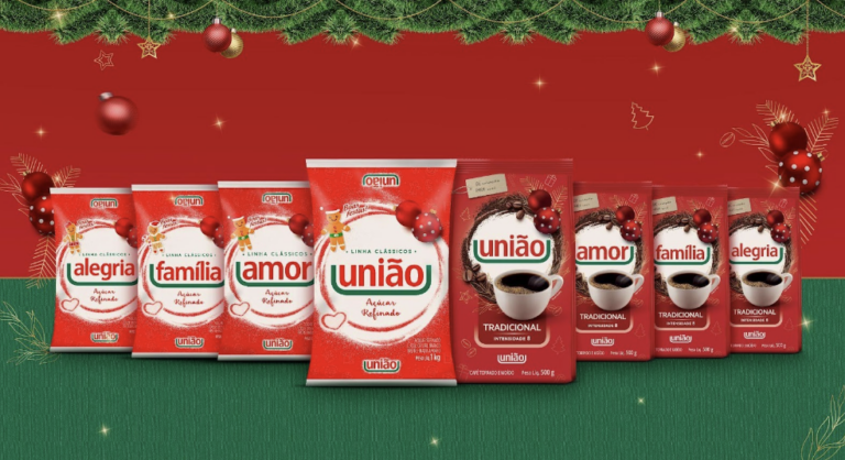 União Celebra o Natal com novas embalagens de Café e Açúcar