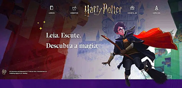 Ráu Comunicação desenvolve site de Harry Potter para a Editora Rocco.