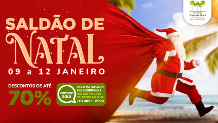 Shopping Praça da Moça no ABC paulista lança saldão