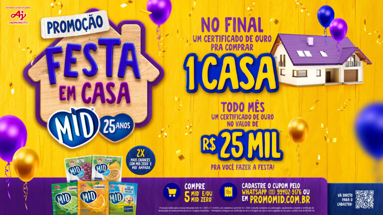 MID celebra 25 anos com campanha assinada pela Casa 96