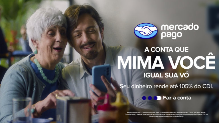Mercado Pago retrata carinho entre avós e netos