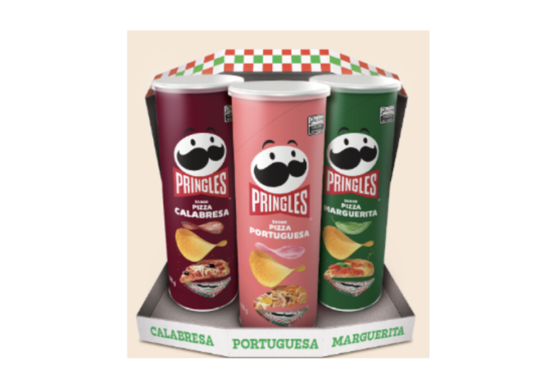 Pringles apresenta novos sabores baseados em pizzas