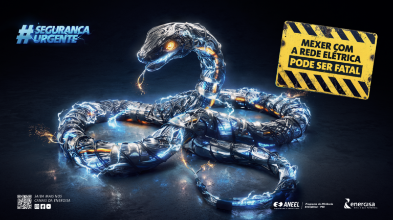 Energisa “transforma” fios elétricos em cobras