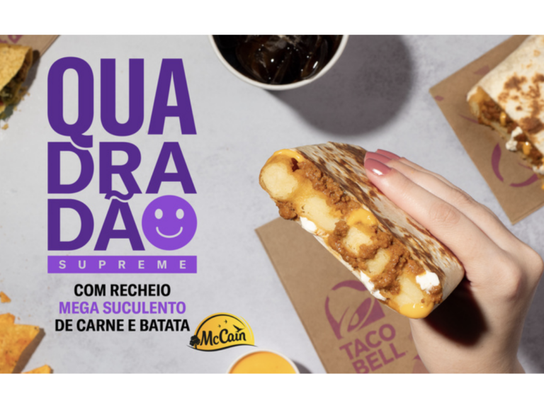 Taco Bell lança Quadradão Supreme