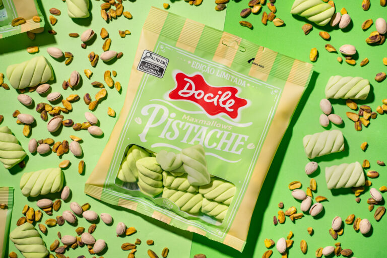 Docile é pioneira no lançamento do marshmallow pistache