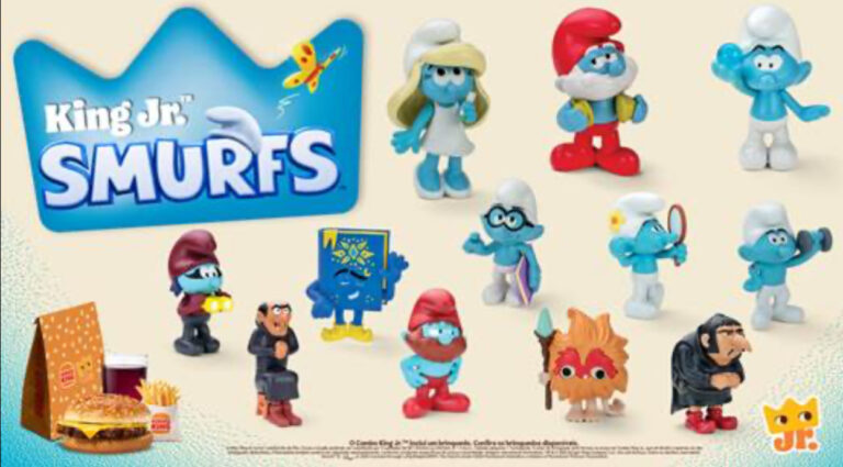 Smurfs chegaram ao Burger King