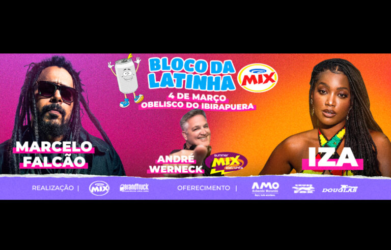 Rádio Mix e Brandtruck realizam o Bloco da Latinha Mix 2025