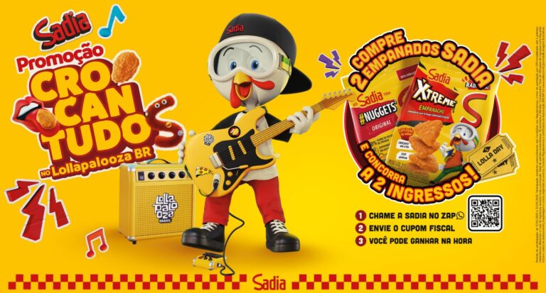 Sadia realiza promoção para o Lollapalooza Brasil 2025