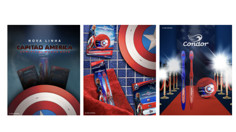 Condor lança linha inspirada no Capitão América