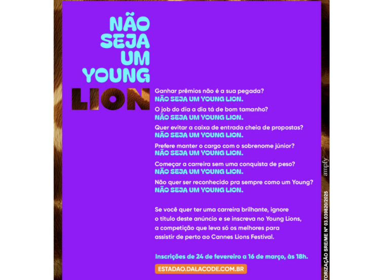 Young Lions Brazil 2025 abre inscrições em 24 de fevereiro