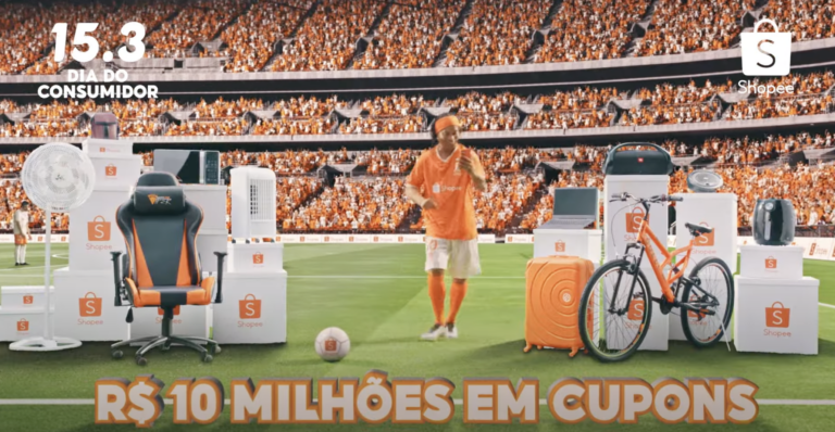 Shopee anuncia Ronldinho Gaúcho como novo embaixador