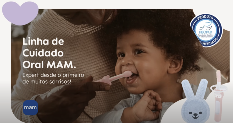 MAM Baby lança campanha para reforçar a importância do cuidado oral infantil
