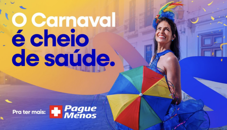 Pague Menos lança “O Carnaval é cheio de saúde”